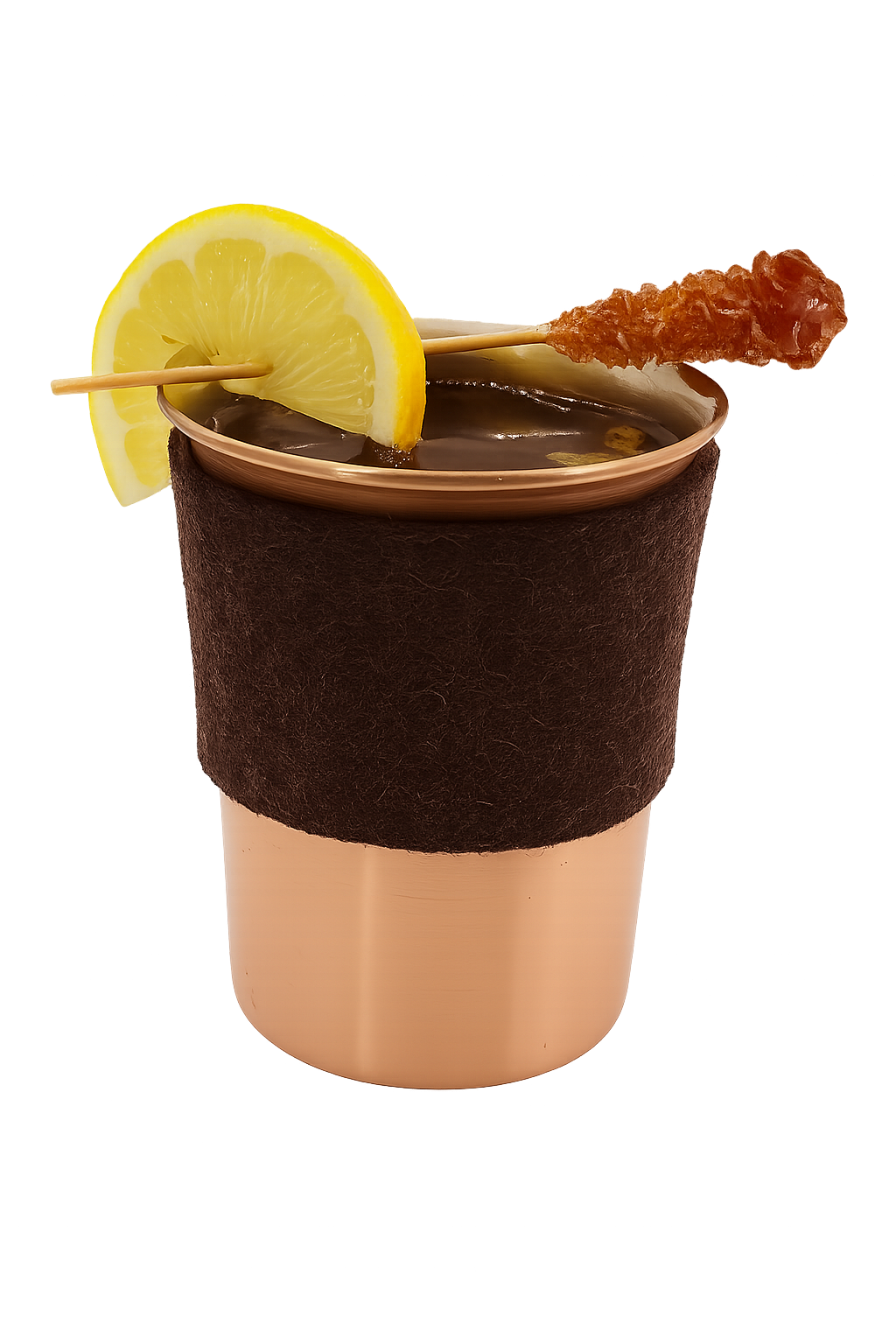 Edelstahlplattierter Kupferbecher