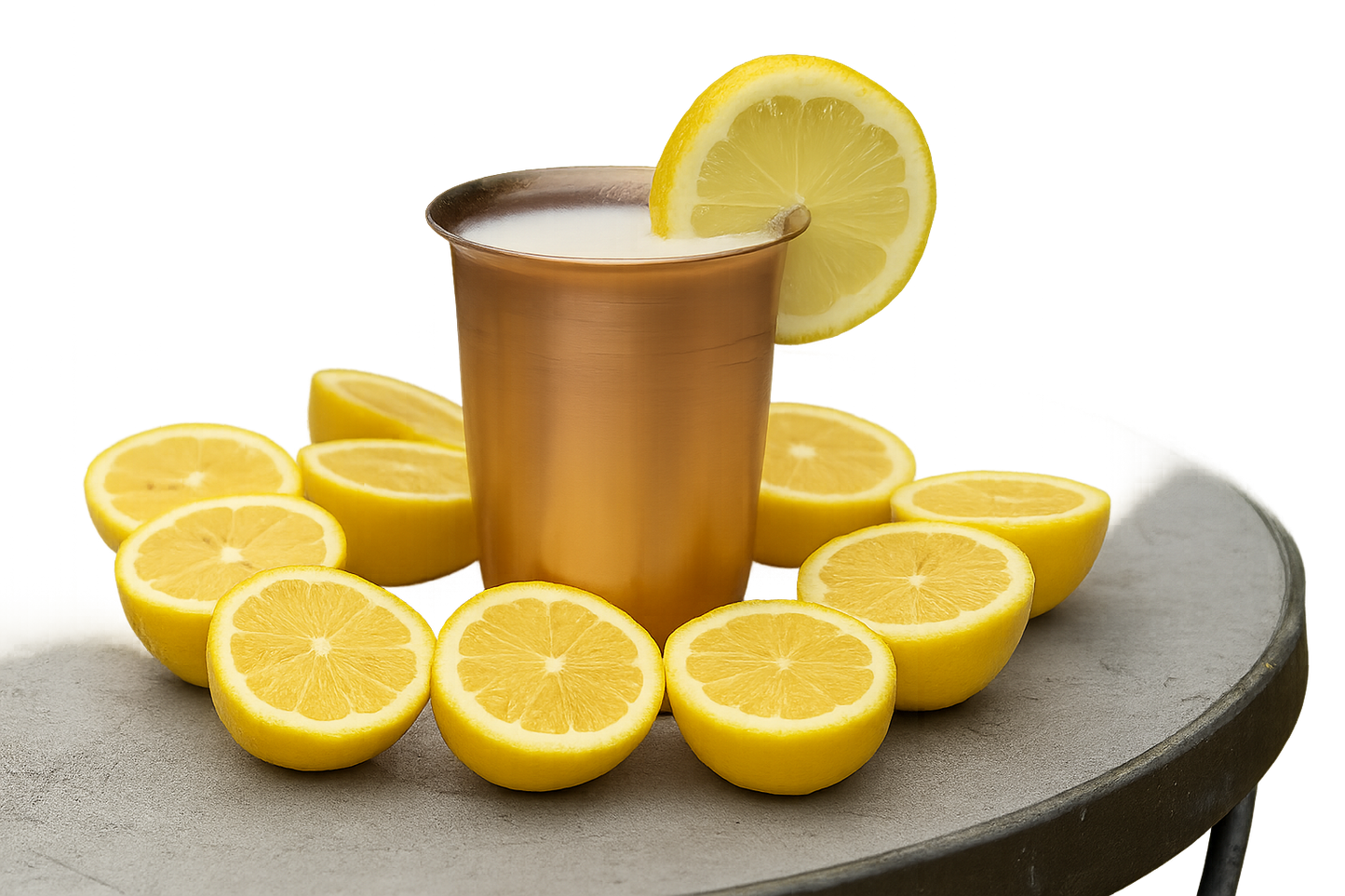 Edelstahlplattierter Kupferbecher