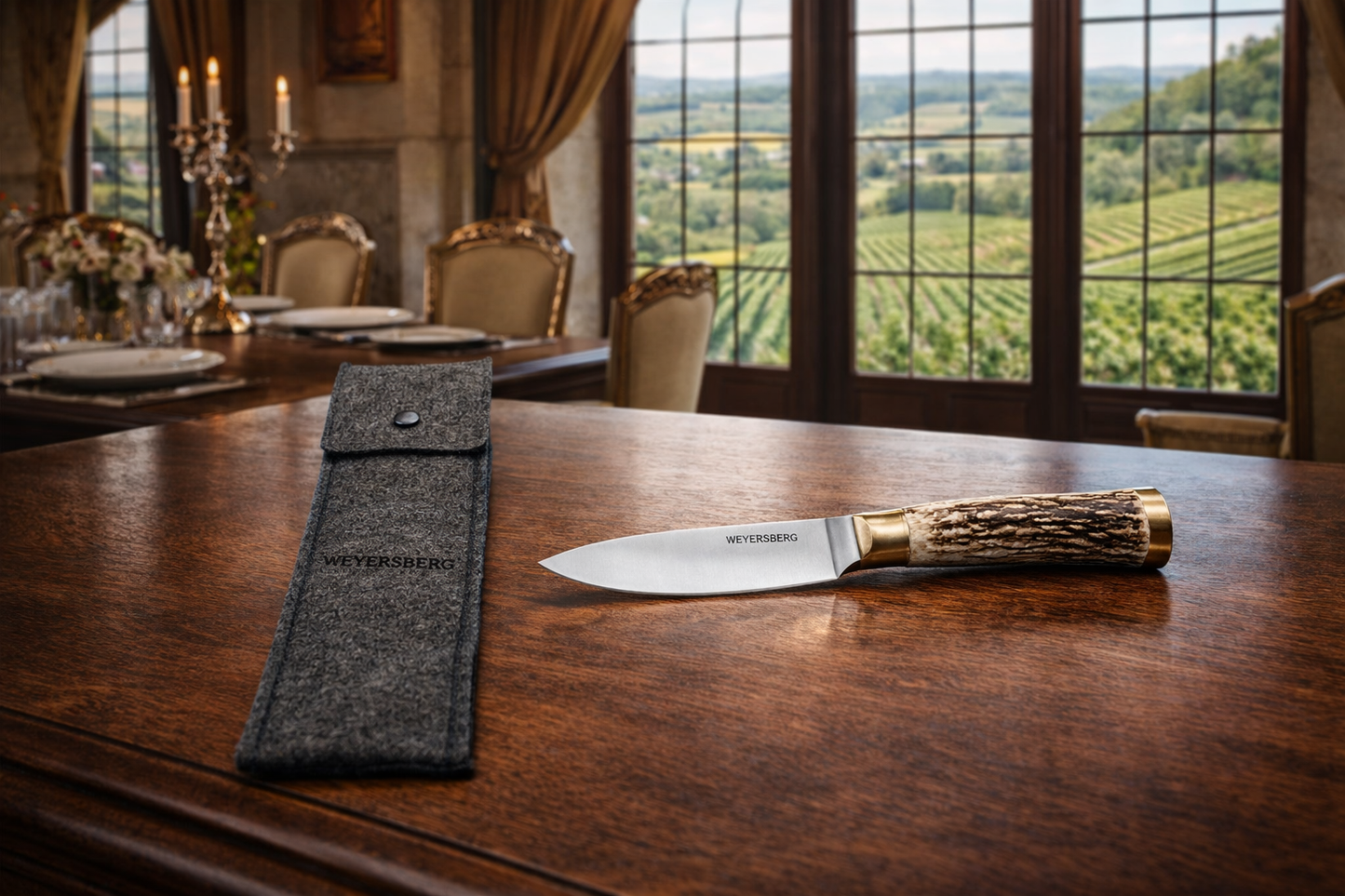 Filztasche für Messer - L: 35,5 cm x B: 8 cm