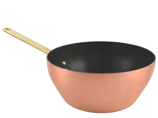 Schwenkpfanne 18 cm mit Induktionsboden in Manufaktur-Holzbox
