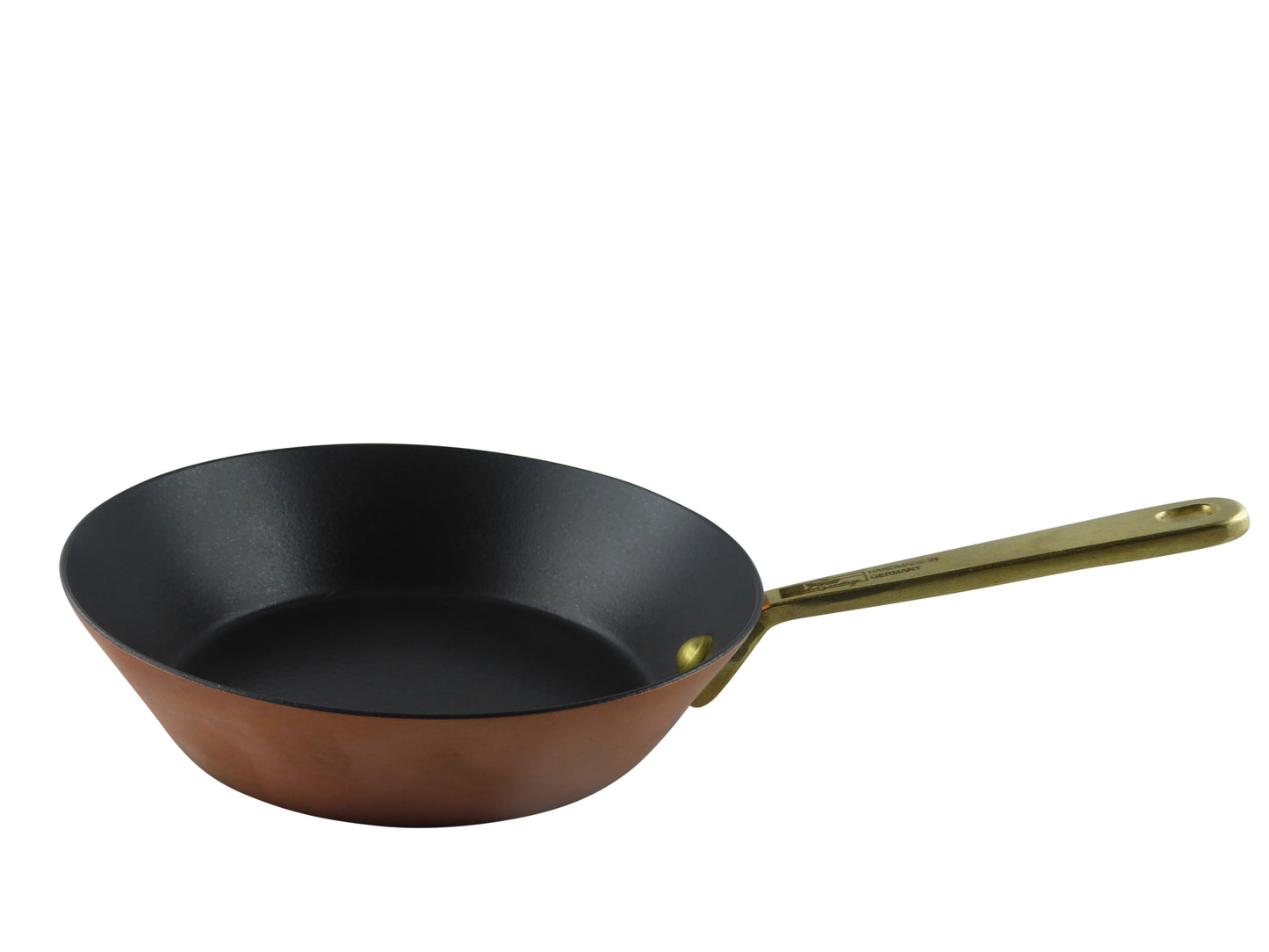 Mini Stielpfanne 12 cm Durchmesser für Induktion mit Keramikversiegelung