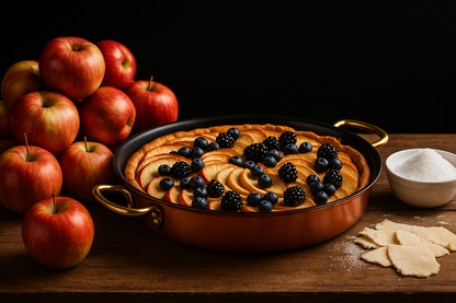 Tarte-Tatin-Backformen, Crêpepfanne