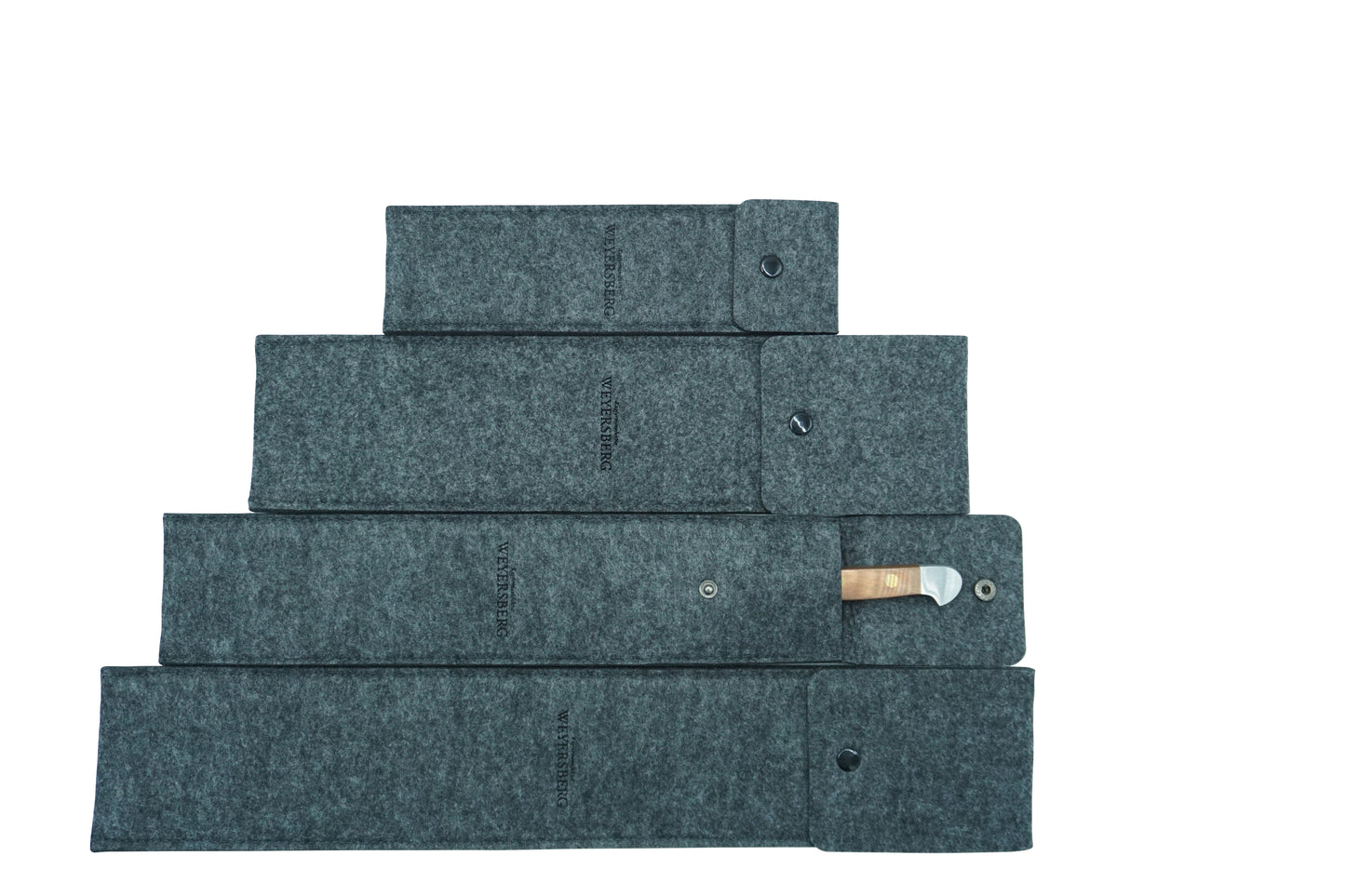 Filztasche für Messer - L: 37,5 cm x B: 9,5 cm