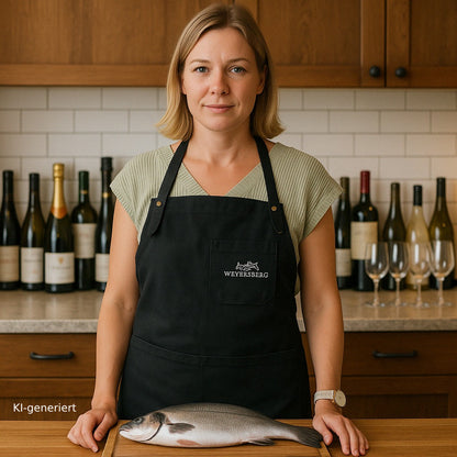 Gewachste Küchenschürze