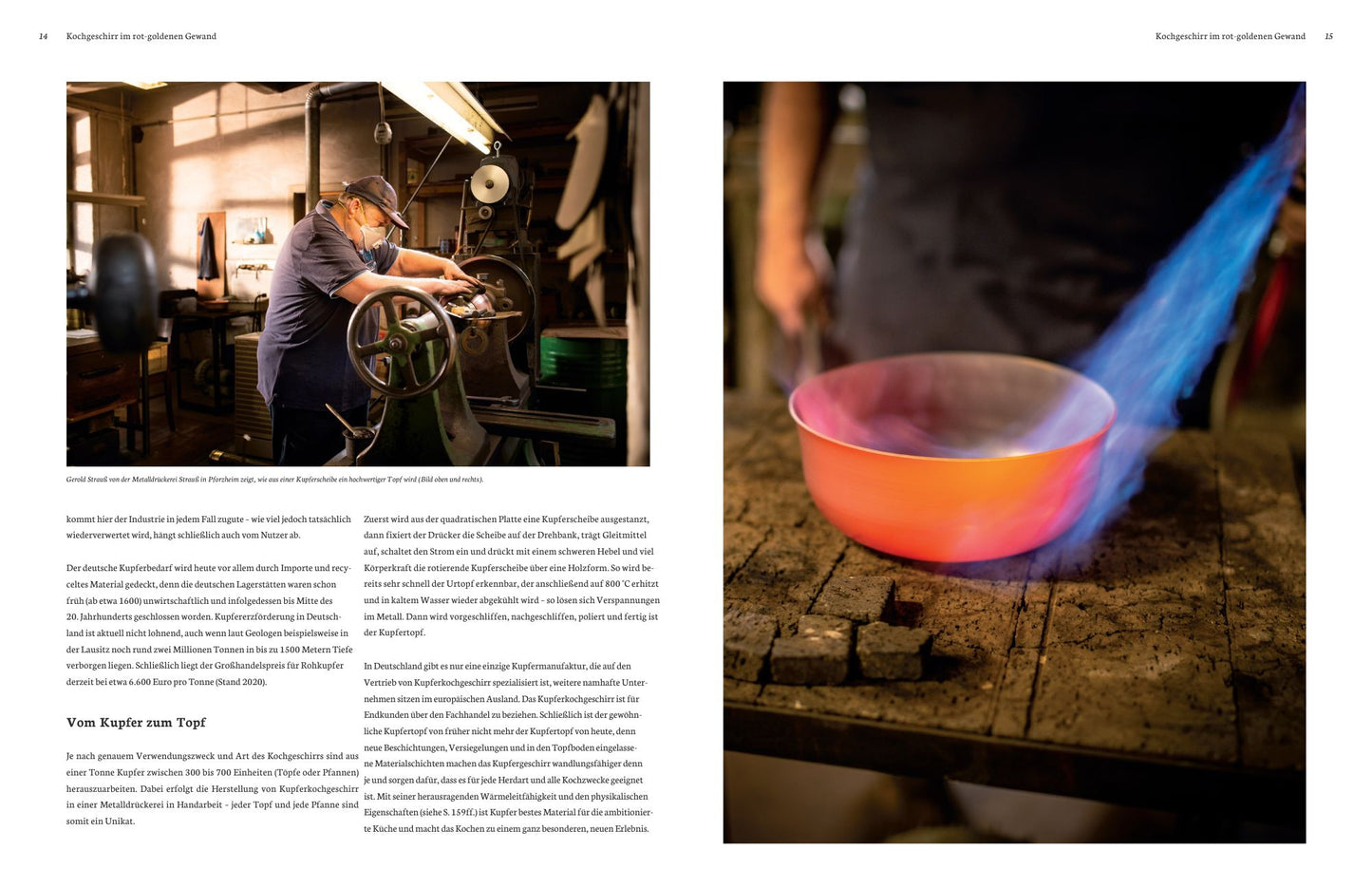 Buch "Kochen in Kupfer"